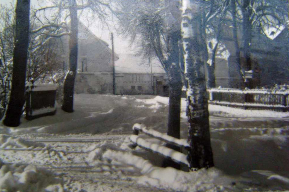Widok na folwark Baumgarten zima 1938